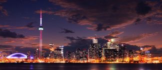 Toronto City Nighttime Skyline