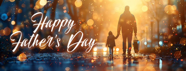 Happy Father's Day Banner - Precious Moment